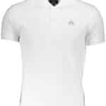 LA MARTINA MEN'S WHITE SHORT SLEEVED POLO SHIRT