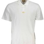 LA MARTINA MEN'S WHITE SHORT SLEEVED POLO SHIRT