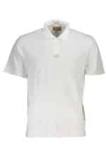LA MARTINA MEN'S WHITE SHORT SLEEVED POLO SHIRT