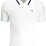 LA MARTINA MEN'S WHITE SHORT SLEEVED POLO SHIRT