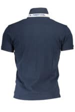 LA MARTINA MEN'S SHORT SLEEVED POLO SHIRT BLUE - Image 2