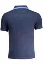 LA MARTINA MEN'S BLUE SHORT SLEEVED POLO SHIRT - Image 2