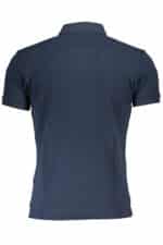 LA MARTINA MEN'S SHORT SLEEVED POLO SHIRT BLUE - Image 3