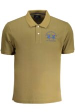 LA MARTINA MEN'S GREEN SHORT-SLEEVED POLO SHIRT
