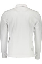LA MARTINA MEN'S WHITE LONG SLEEVE POLO SHIRT - Image 2