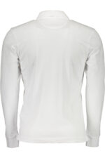 LA MARTINA MEN'S WHITE LONG SLEEVE POLO SHIRT - Image 3