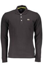 LA MARTINA MEN'S BLACK LONG SLEEVE POLO SHIRT