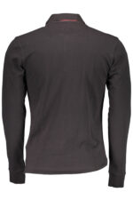 LA MARTINA MEN'S BLACK LONG SLEEVE POLO SHIRT - Image 2
