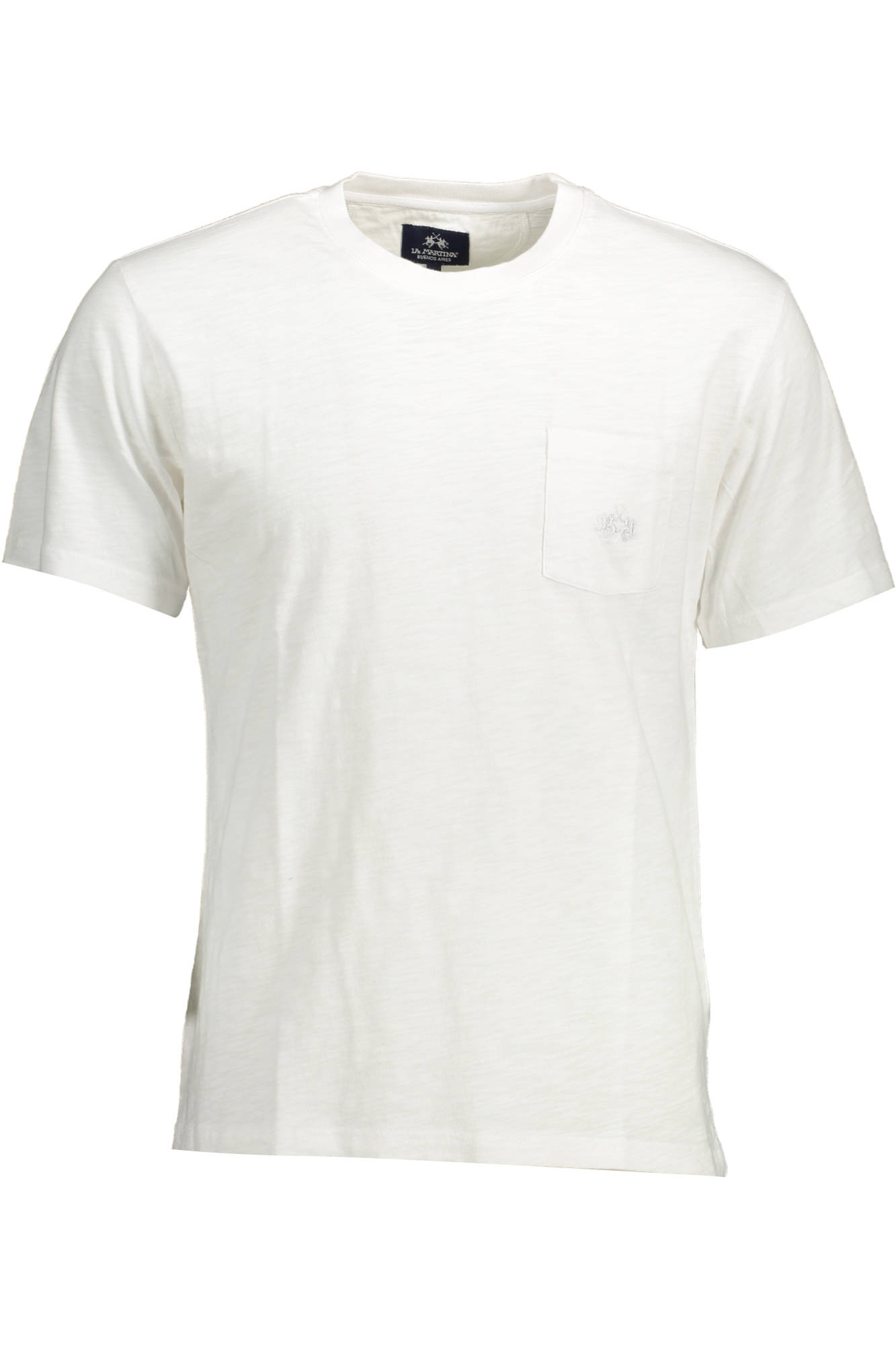 lamartinat-shirtmanichecorteuomobianco_1 LA MARTINA MEN'S SHORT SLEEVE T-SHIRT WHITE - Image 1
