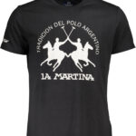 LA MARTINA MEN'S SHORT SLEEVE T-SHIRT BLACK