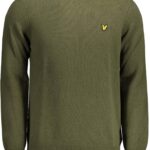 LYLE & SCOTT MEN'S GREEN SWEATER