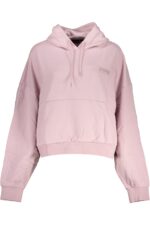 NAPAPIJRI WOMEN'S PINK SWEATSHIRT WITHOUT ZIP