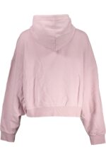 NAPAPIJRI WOMEN'S PINK SWEATSHIRT WITHOUT ZIP - Image 2