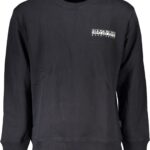NAPAPIJRI MEN'S BLACK ZIPLESS SWEATSHIRT