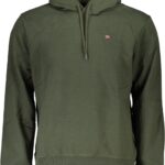 NAPAPIJRI GREEN MEN'S ZIPLESS SWEATSHIRT