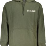 NAPAPIJRI GREEN MEN'S ZIPLESS SWEATSHIRT