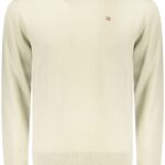 NAPAPIJRI MEN'S BEIGE SWEATER