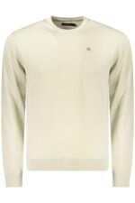 NAPAPIJRI MEN'S BEIGE SWEATER