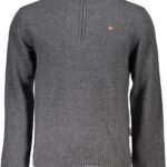 NAPAPIJRI MEN'S GRAY SWEATER