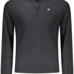 NAPAPIJRI MEN'S BLACK SWEATER
