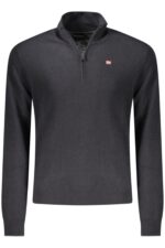 NAPAPIJRI MEN'S BLACK SWEATER