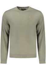 NAPAPIJRI MEN'S GREEN SWEATER