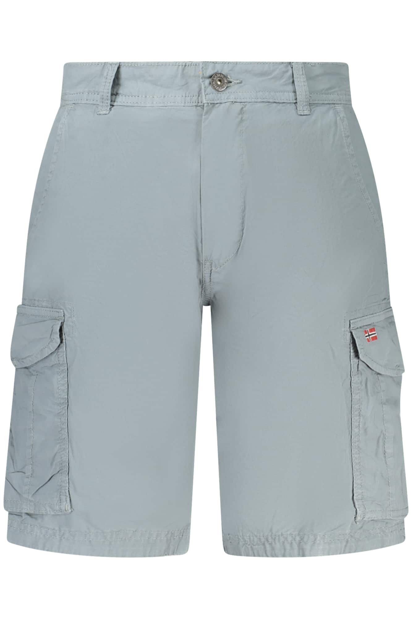 napapijripantalonebermudauomogrigio_1 NAPAPIJRI MEN'S BERMUDA PANTS GREY - Image 1