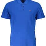NAPAPIJRI MEN'S SHORT SLEEVED POLO SHIRT BLUE