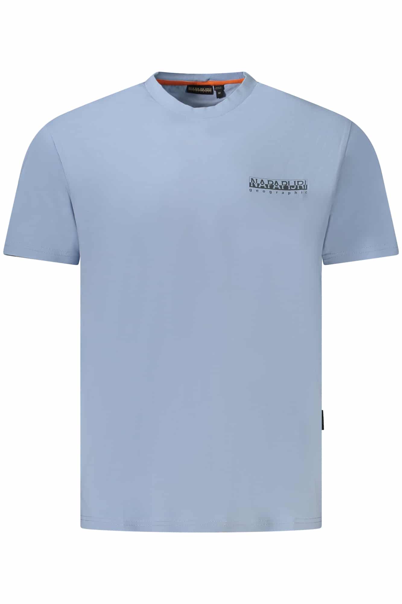 napapijrit-shirtmanichecorteuomoazzurro_1 NAPAPIJRI SHORT SLEEVE T-SHIRT MEN BLUE - Image 1