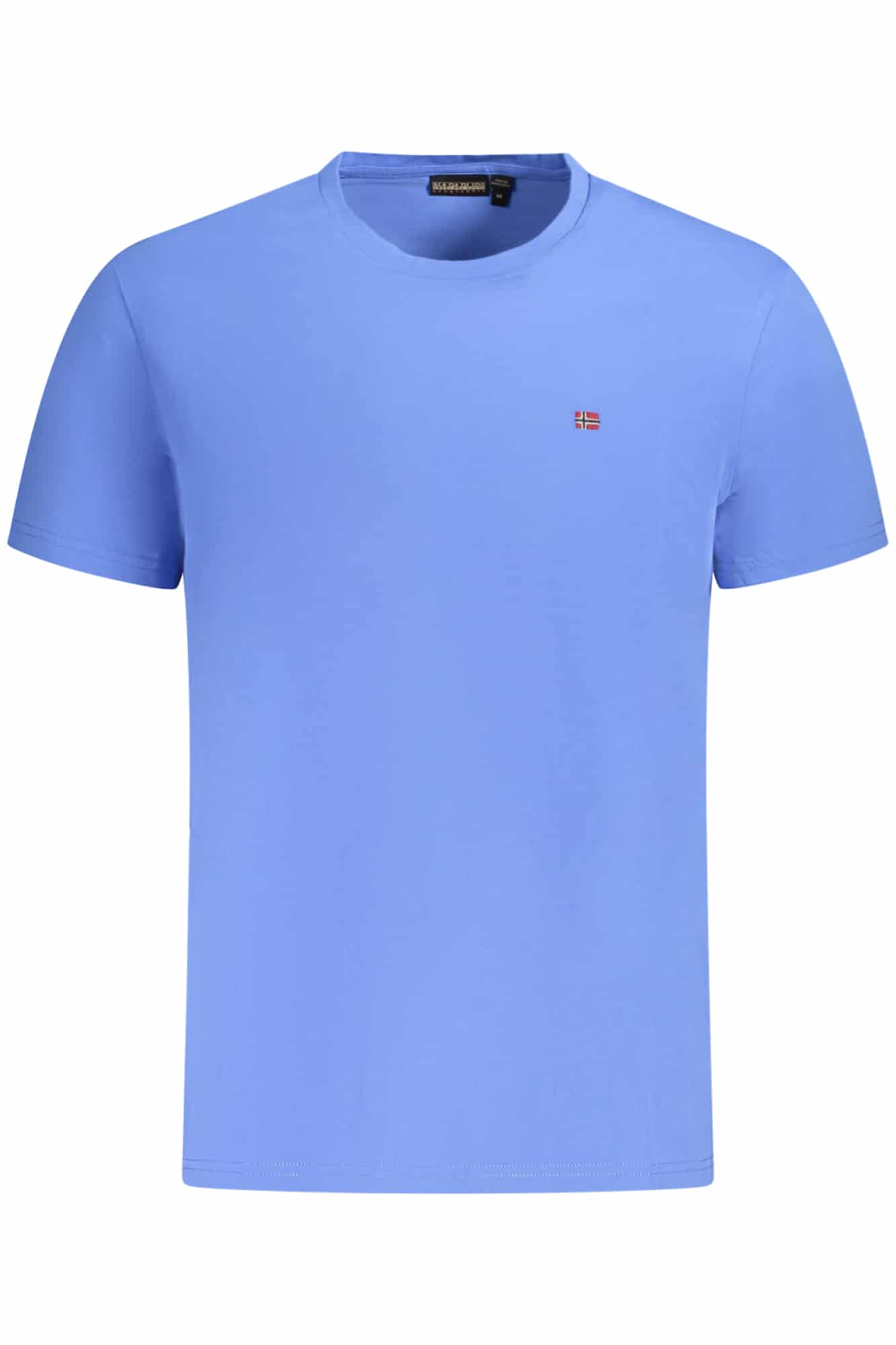 napapijrit-shirtmanichecorteuomoblu_1 NAPAPIJRI SHORT SLEEVE T-SHIRT MEN BLUE - Image 1