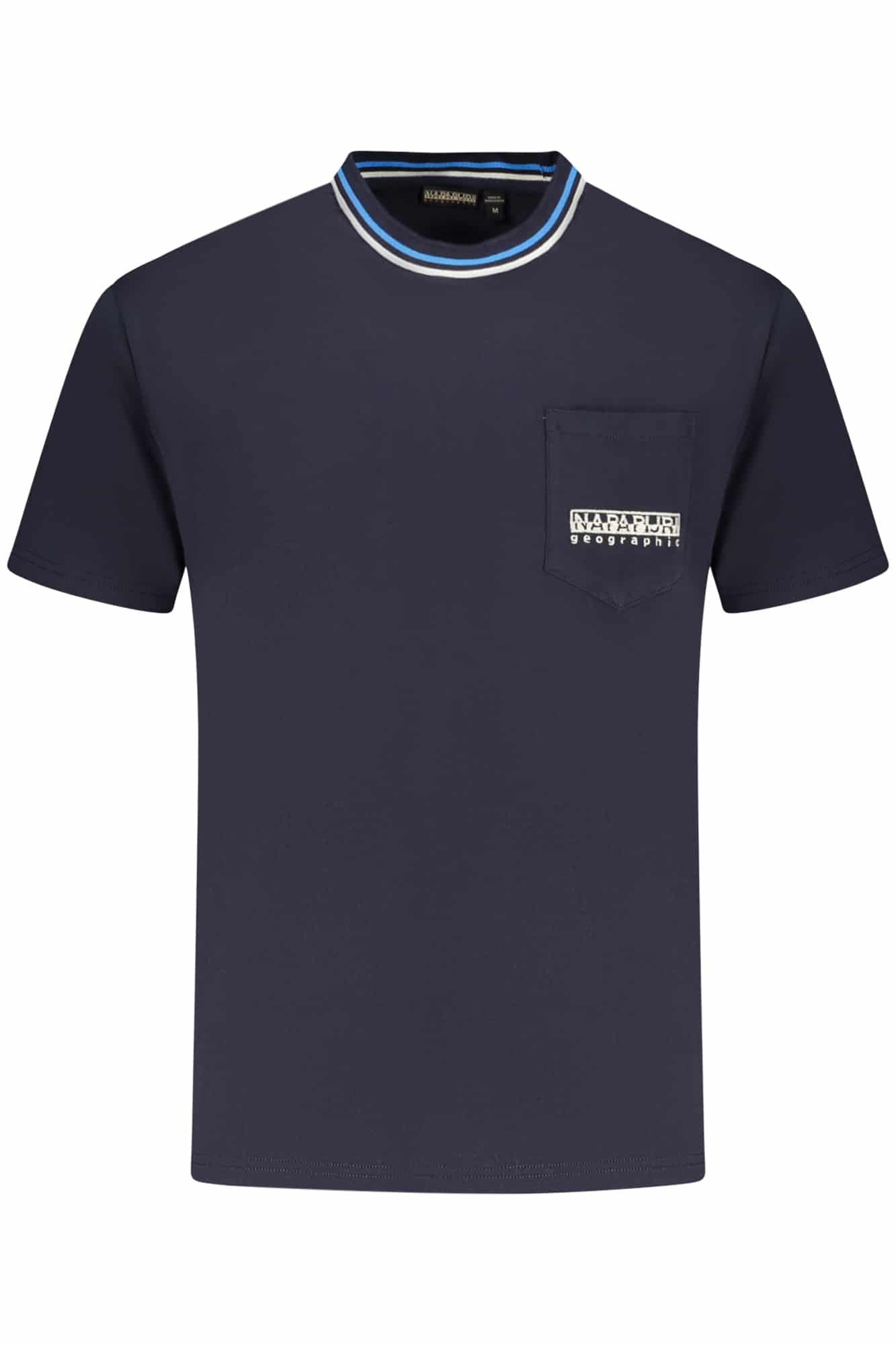 napapijrit-shirtmanichecorteuomoblu_1 NAPAPIJRI SHORT SLEEVE T-SHIRT MEN BLUE - Image 1