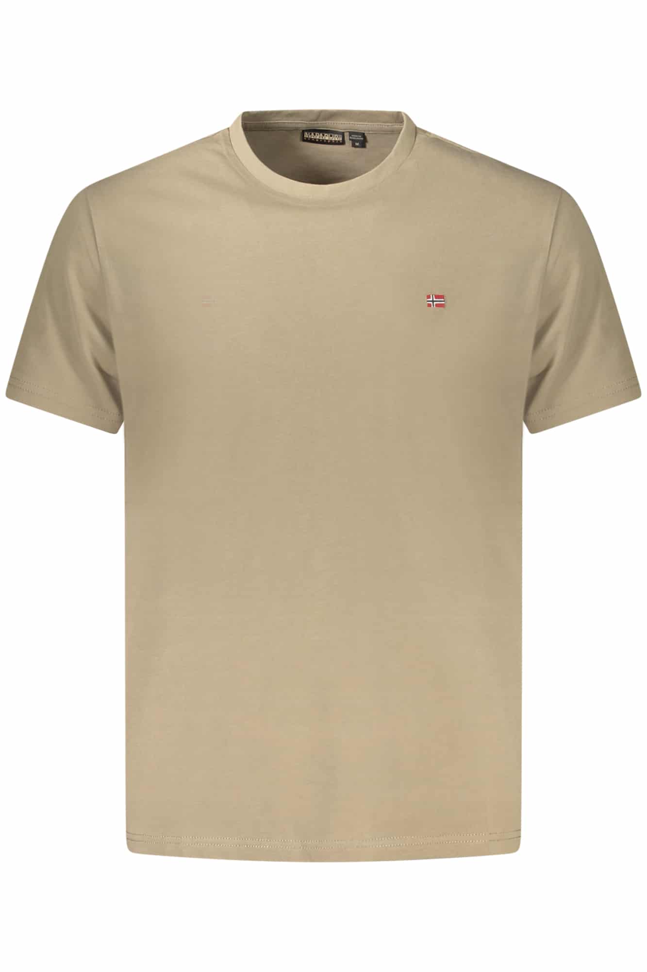 napapijrit-shirtmanichecorteuomomarrone_1 NAPAPIJRI MEN'S SHORT-SLEEVE T-SHIRT, BROWN - Image 1