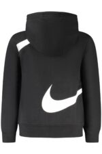 NIKE KIDS' BLACK ZIP-UP SWEATSHIRT - Image 2