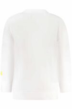 NIKE KIDS' WHITE ZIP-UP SWEATSHIRT - Image 2