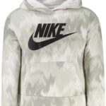 NIKE KIDS' GRAY ZIP-UP SWEATSHIRT