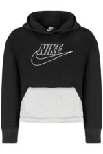 NIKE KIDS' BLACK ZIP-UP SWEATSHIRT