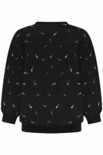 NIKE KIDS' BLACK ZIP-UP SWEATSHIRT - Image 2