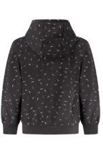 NIKE KIDS' BLACK ZIP-UP SWEATSHIRT - Image 2