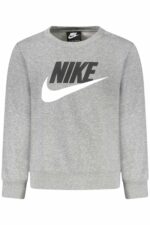 NIKE KIDS' GRAY ZIP-UP SWEATSHIRT