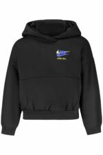 NIKE KIDS' BLACK ZIP-UP SWEATSHIRT