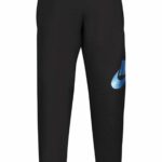 NIKE KIDS' BLACK LONG TRACK PANTS