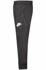 NIKE KIDS' BLACK LONG TRACK PANTS - Image 3