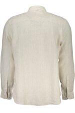 NORTH SAILS MEN'S LONG SLEEVE SHIRT BEIGE - Image 2