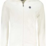 NORTH SAILS MEN'S WHITE ZIP-UP SWEATSHIRT