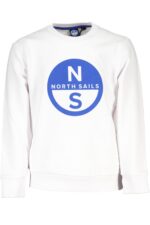 NORTH SAILS WHITE SWEATSHIRT WITHOUT ZIP