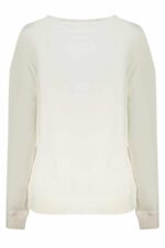 NORTH SAILS WOMEN'S ZIPLESS SWEATSHIRT WHITE - Image 2