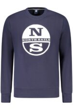 NORTH SAILS MEN'S BLUE ZIP-UP SWEATSHIRT