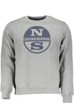NORTH SAILS MAN GRAY SWEATSHIRT WITHOUT ZIP