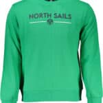 NORTH SAILS GREEN MEN'S ZIPLESS SWEATSHIRT