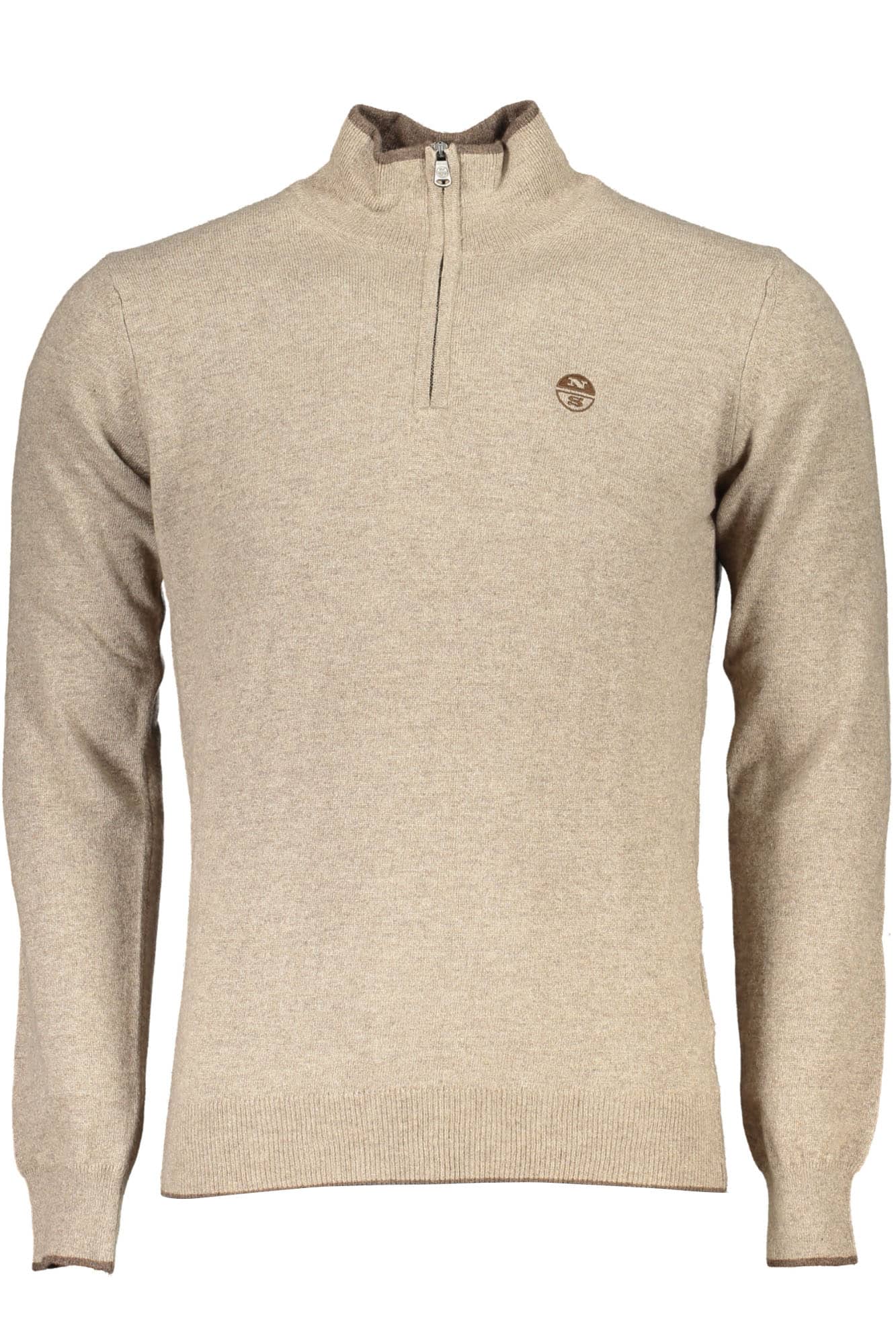 northsailsmaglioneuomobeige_1 NORTH SAILS BEIGE MEN'S SWEATER - Image 1